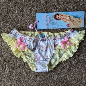 Miss Lala Presents Les Patisseries Brief Yellow S